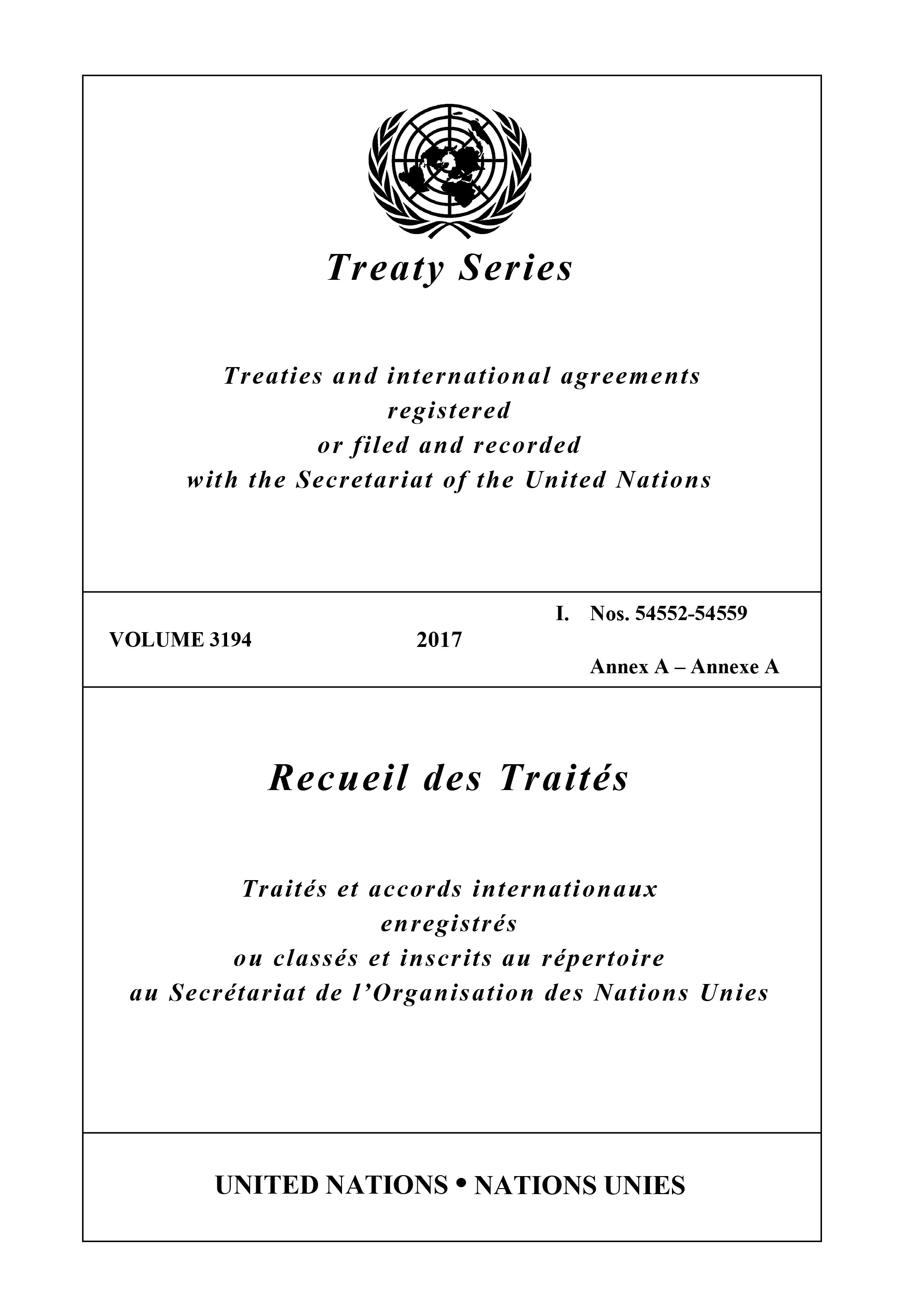 image of No. 22514. Multilateral